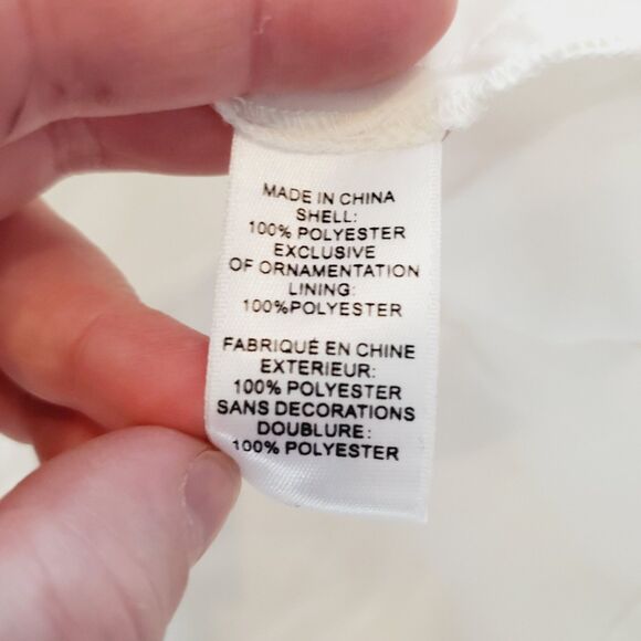 CeCe by Cynthia Steffe Tulle Fit & Flare Dress 154713 Women's Ivory BRIDAL SZ12 - Picture 9 of 12